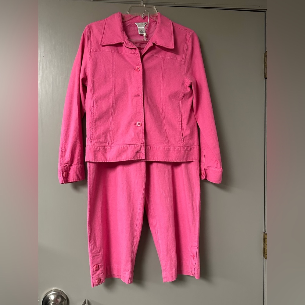 Kim Rogers Signature Vibrant Pink Jacket and Pants Set